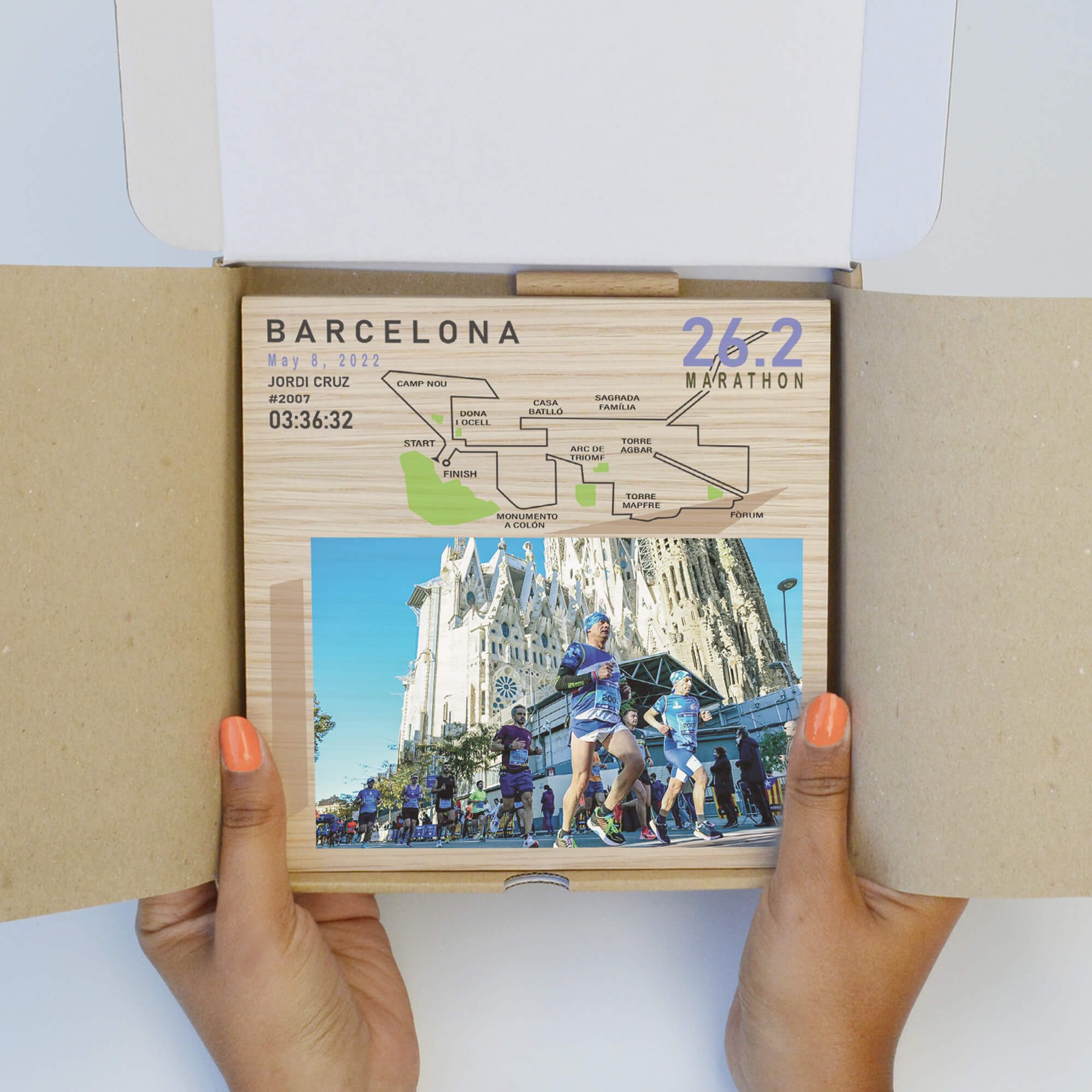 marathon stand Barcelona Marathon gift