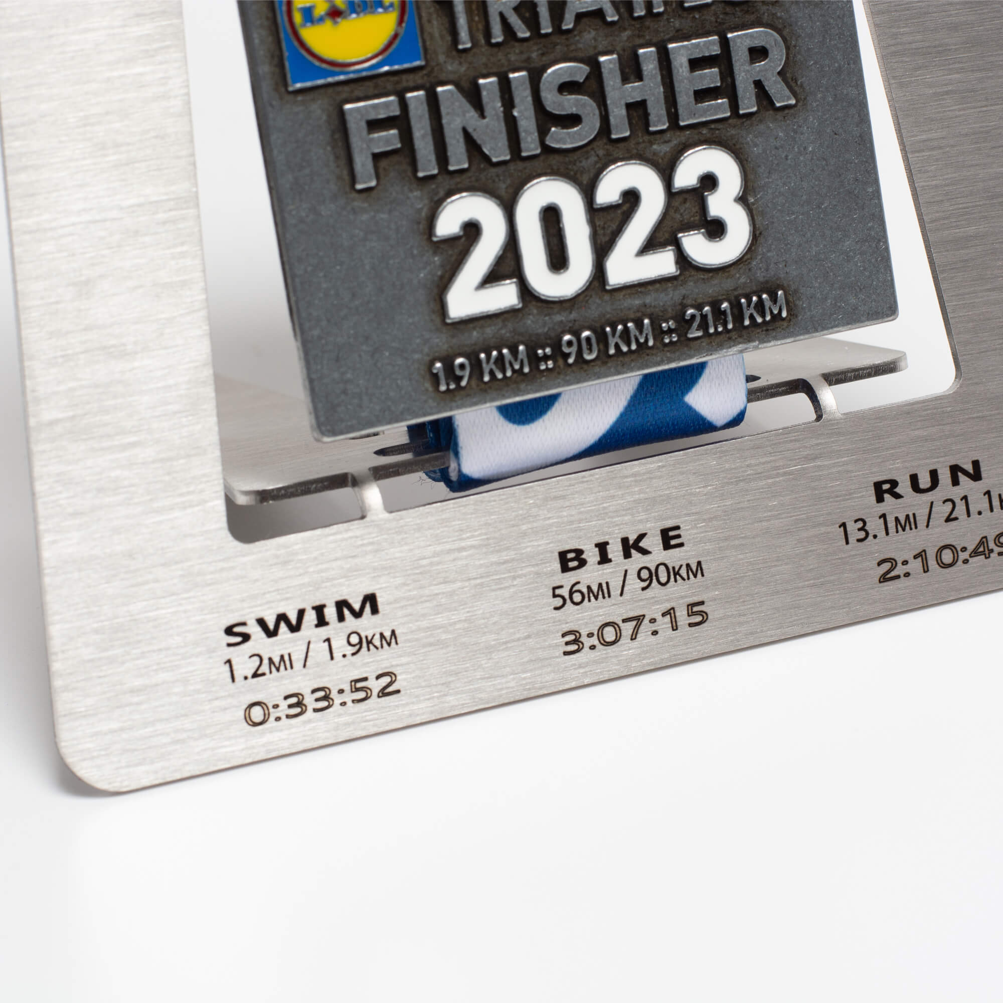 Ironman Triathlon Medal Display Personalized_2 Showcase your Triathlon and Ironman achievements with a Personalized Medal Display - the perfect Sports Memorabilia and Personalized Gift for Full and Half Triathlon participants